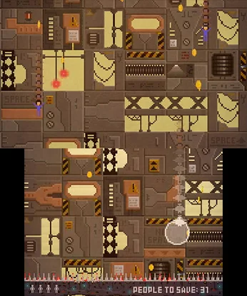 Изображение игры: Space Lift Danger Panic!