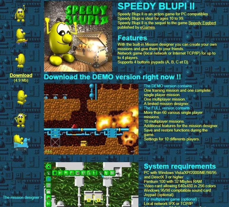 Изображение игры: Speedy Blupi