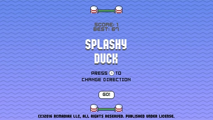 Изображение игры: SPLASHY DUCK