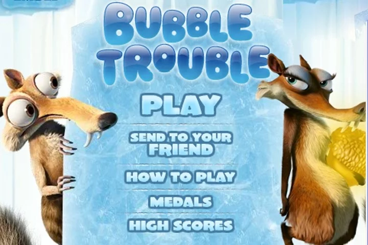 Изображение игры: Ice Age: Bubble Trouble