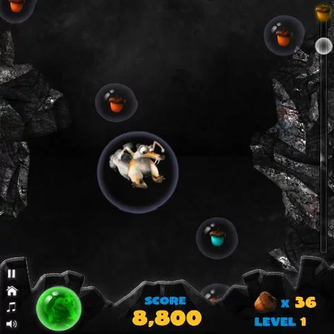 Изображение игры: Ice Age: Bubble Trouble