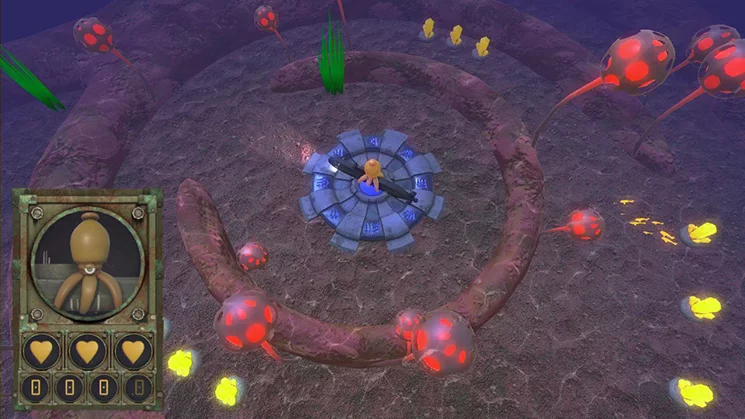 Изображение игры: Octocopter: Super Sub Squid Escape