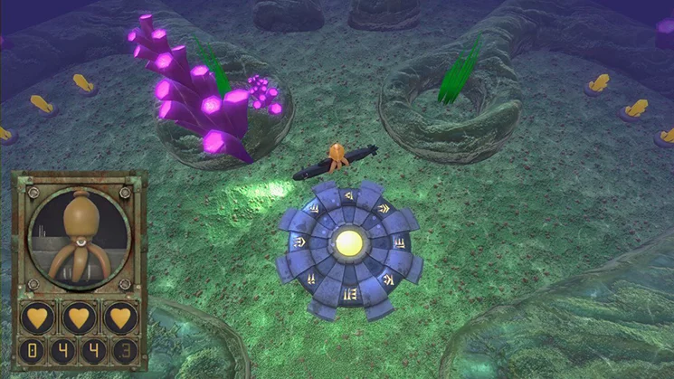 Изображение игры: Octocopter: Super Sub Squid Escape