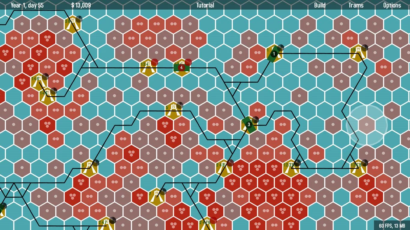 Изображение игры: Hex Trams