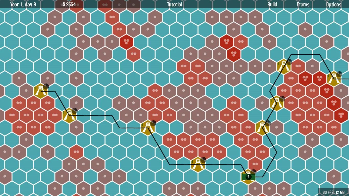 Изображение игры: Hex Trams