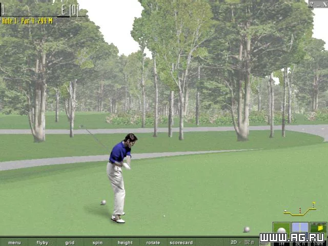 Изображение игры: Microsoft Golf 1998 Edition