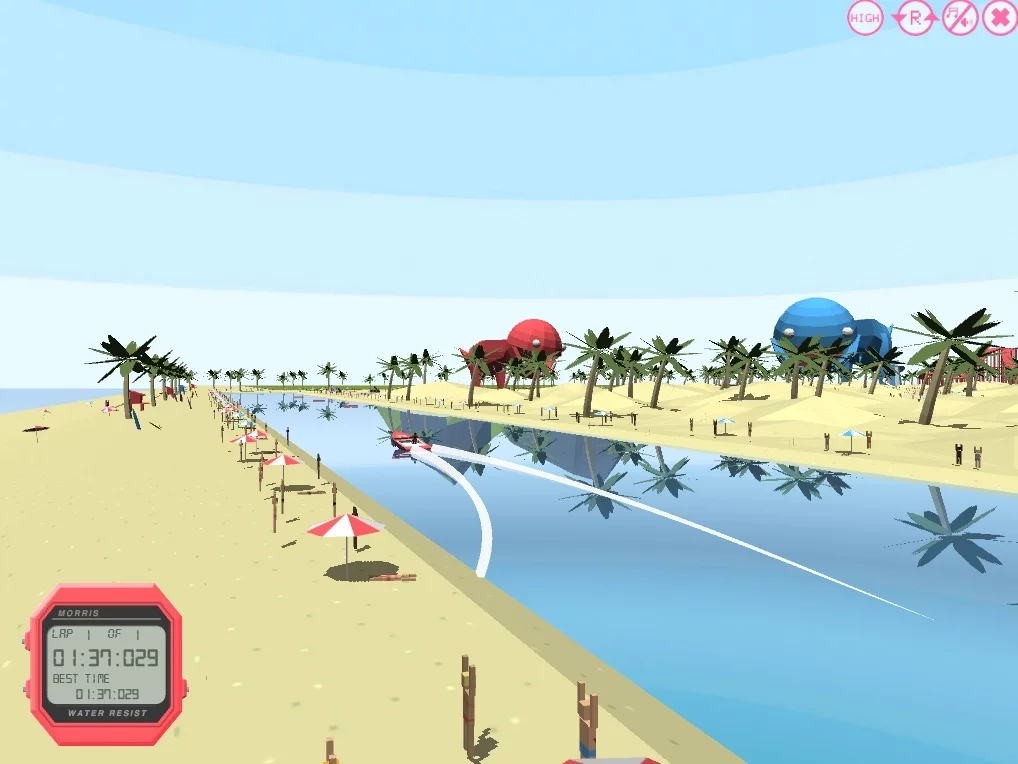 Изображение игры: Super Springbreak Speedboat Hero SD