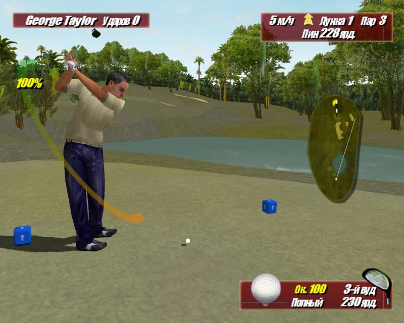Изображение игры: Leaderboard Golf