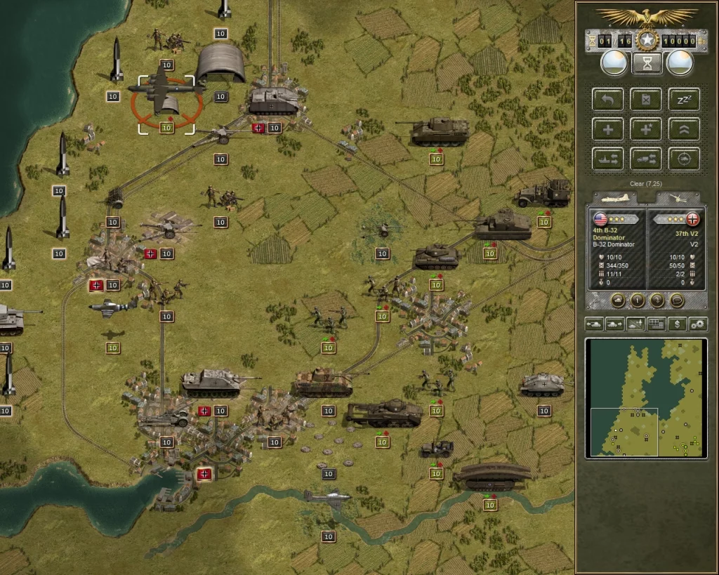 Изображение игры: Panzer Corps: Allied Corps