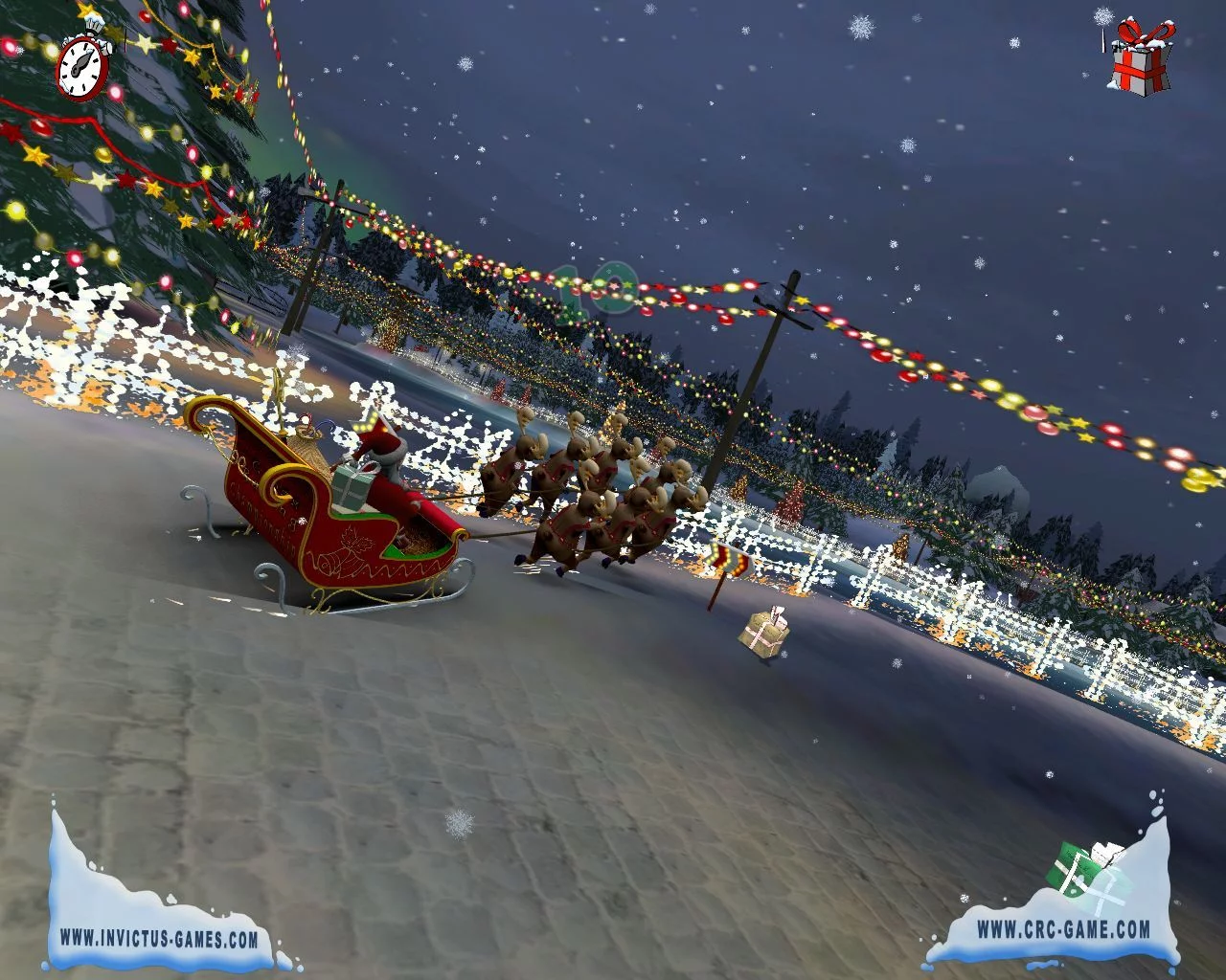 Изображение игры: Santa Ride!