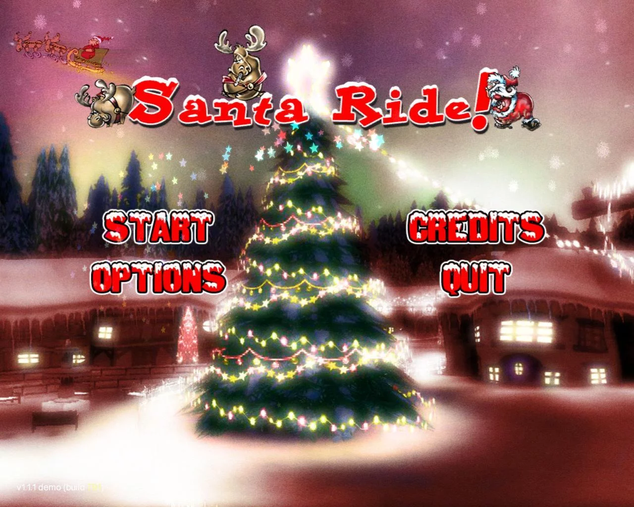 Изображение игры: Santa Ride!