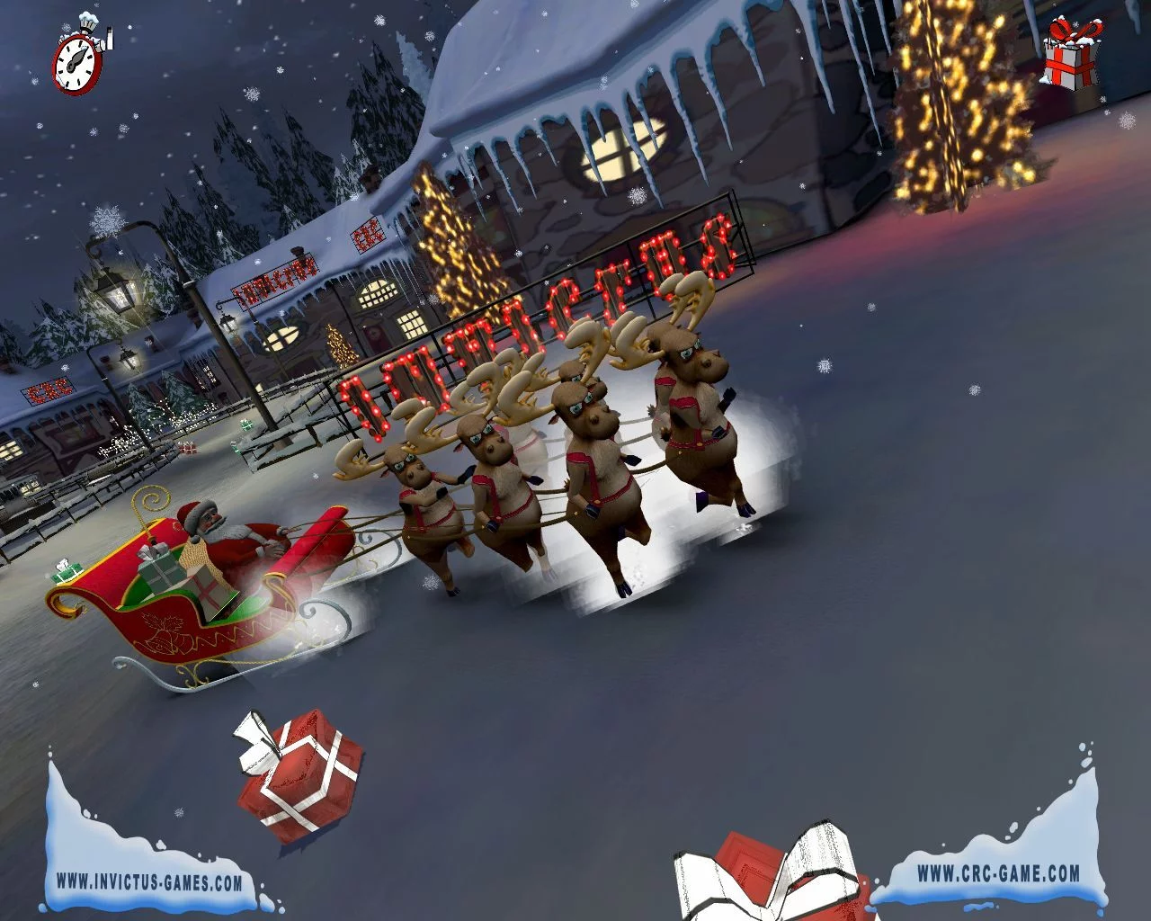 Изображение игры: Santa Ride!