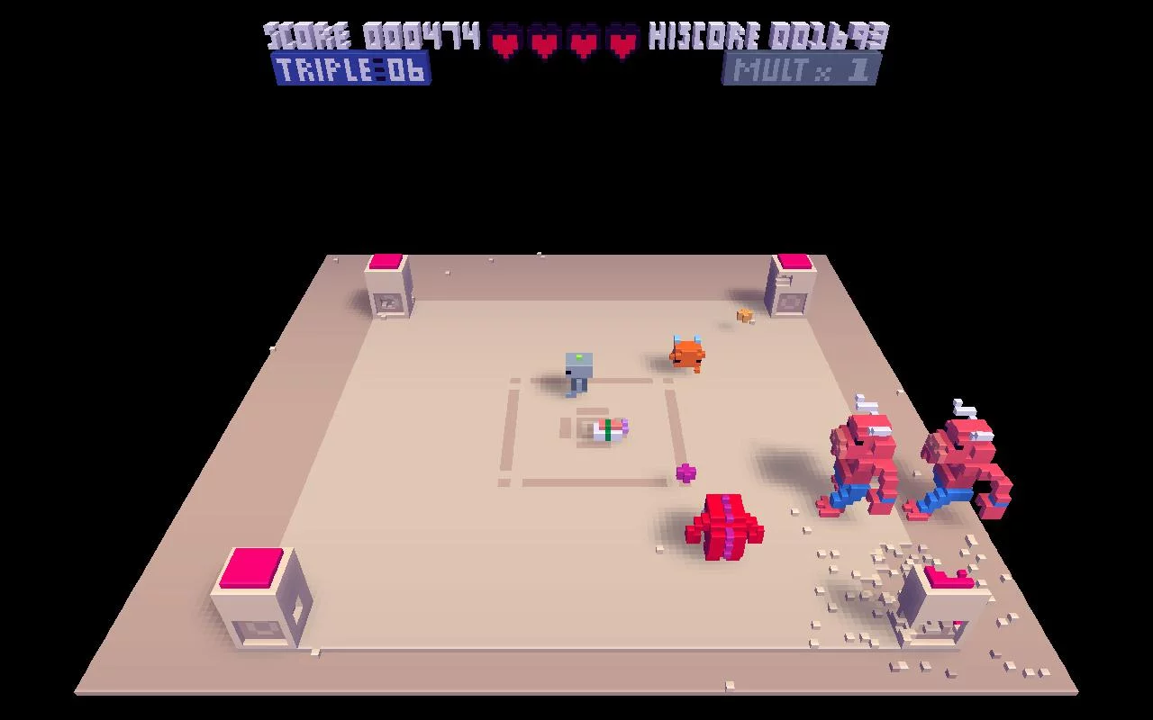 Изображение игры: Voxatron