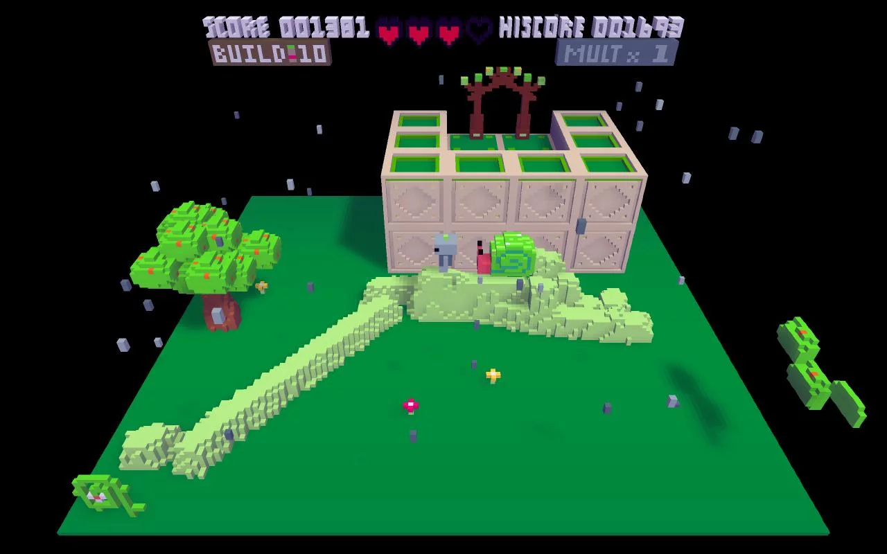 Изображение игры: Voxatron