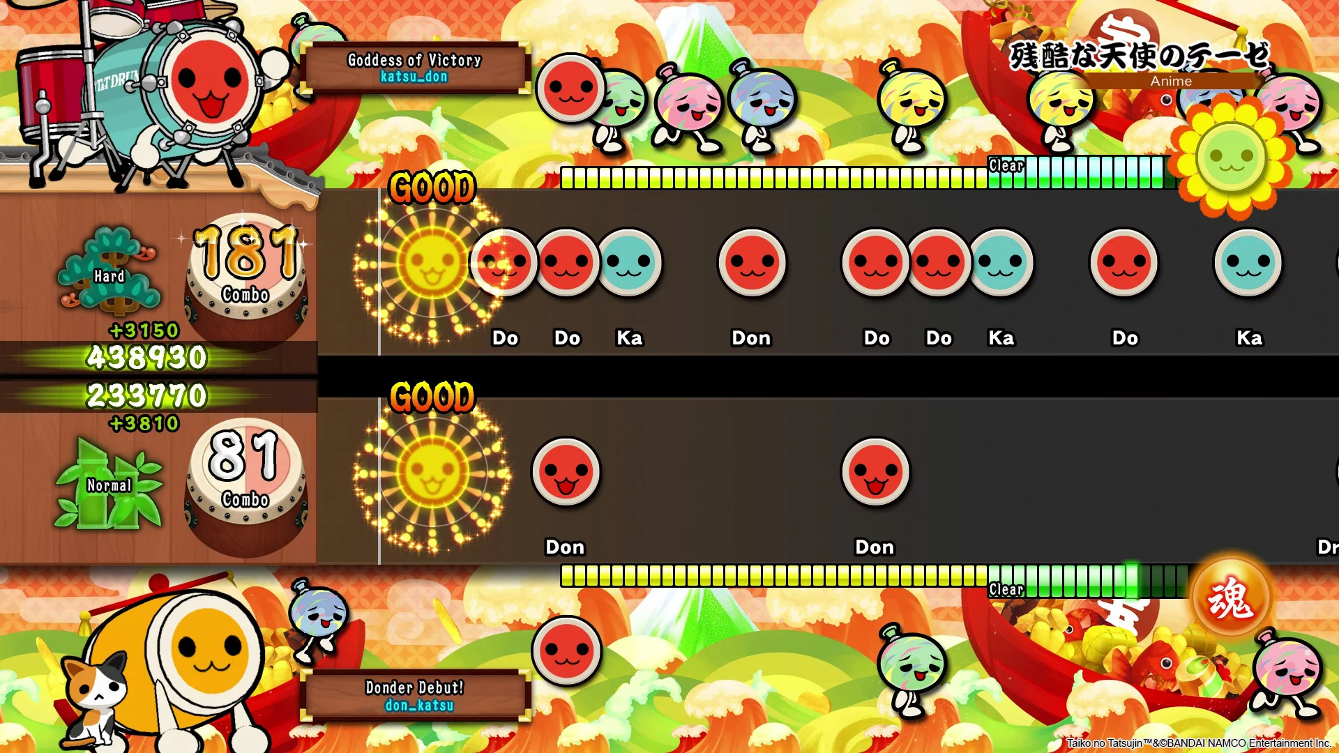 Изображение игры: Taiko No Tatsujin – Drum Session