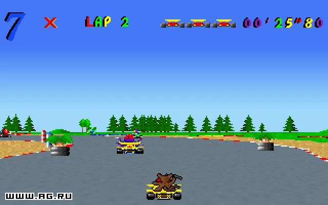 Изображение игры: Skunny Kart