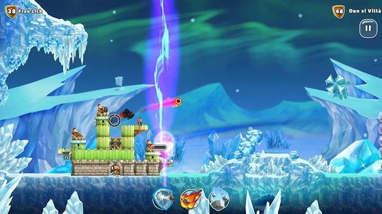 Изображение игры: Moorhuhn Knights & Castles