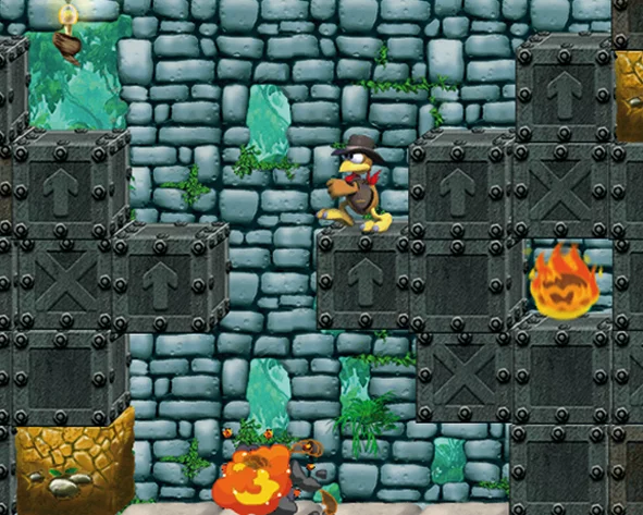 Изображение игры: Crazy Chicken: Jewel of Darkness
