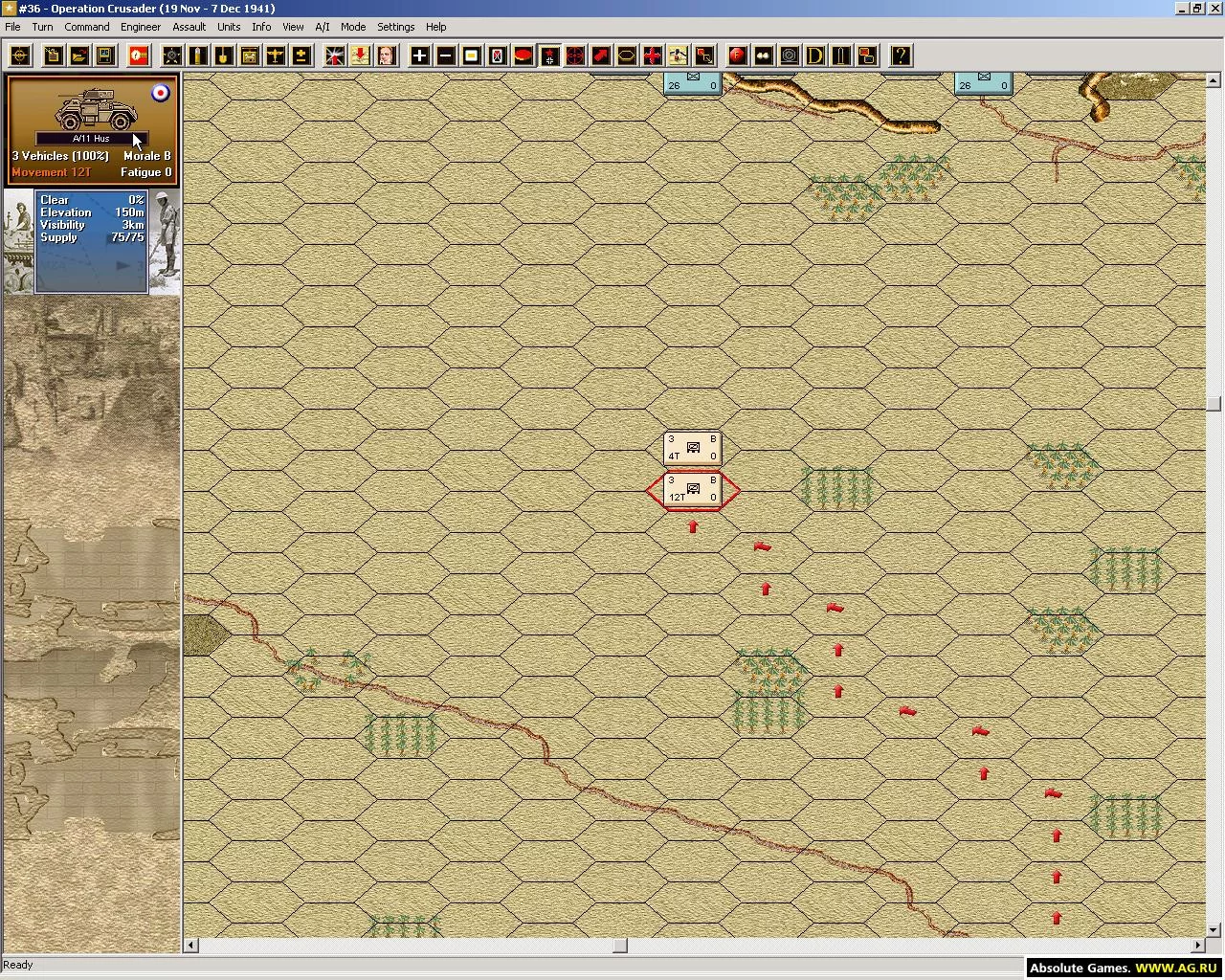 Изображение игры: Panzer Campaigns: Tobruk '41