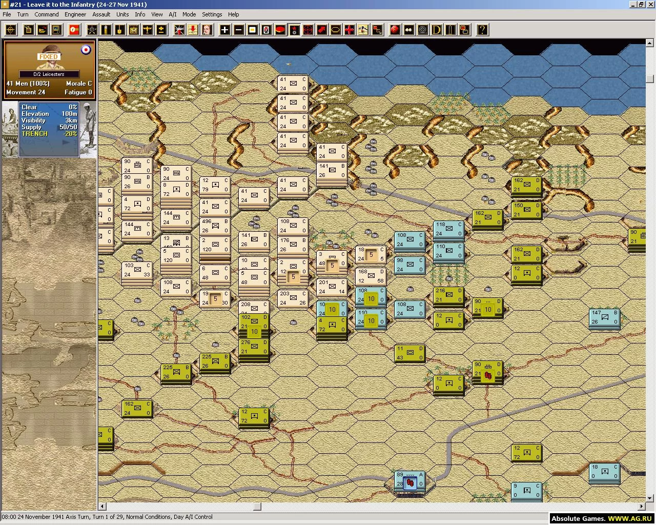 Изображение игры: Panzer Campaigns: Tobruk '41