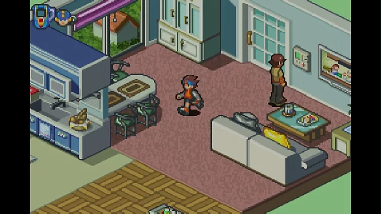 Изображение игры: MEGA MAN BATTLE NETWORK 4 RED SUN