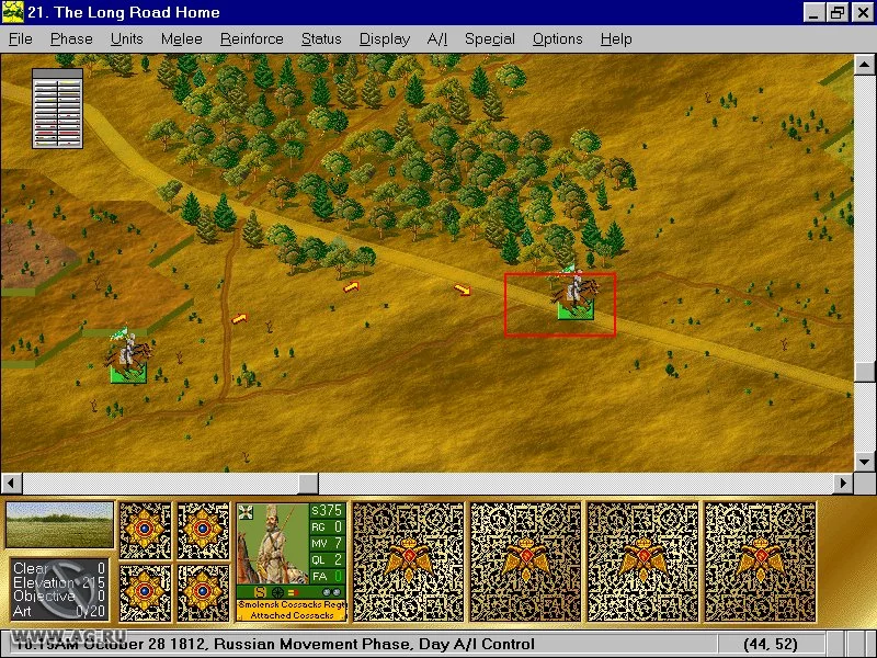 Изображение игры: Battleground 6: Napoleon in Russia