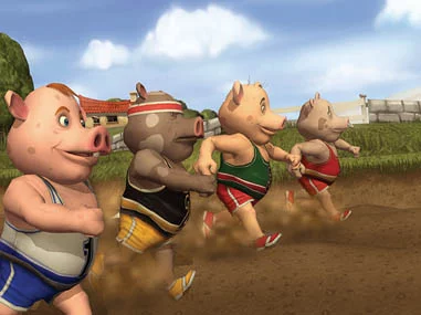 Изображение игры: Party Pigs: Farmyard Games