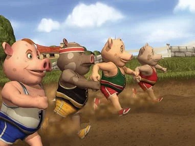 Изображение игры: Party Pigs: Farmyard Games
