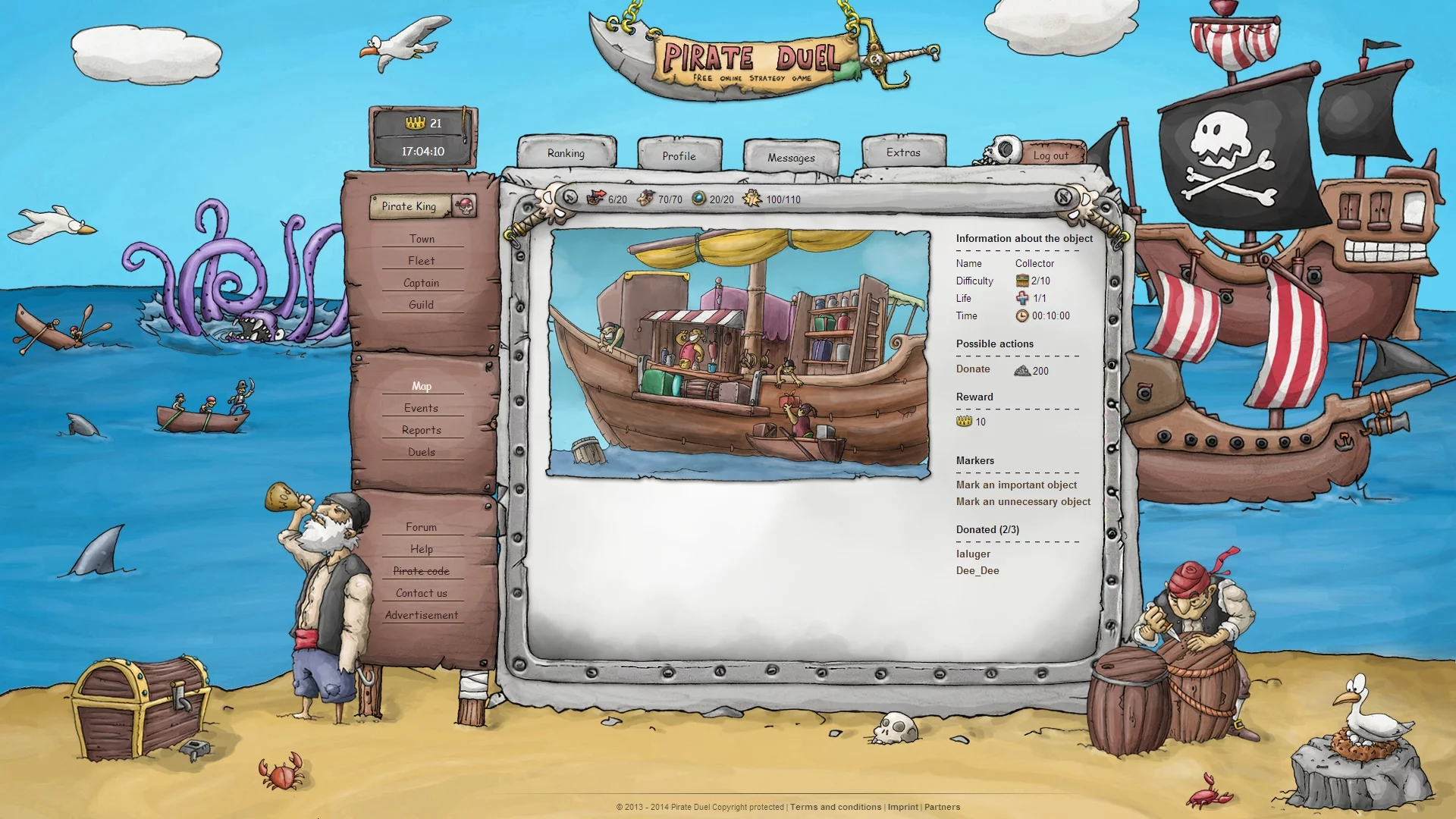 Изображение игры: Pirate Duel