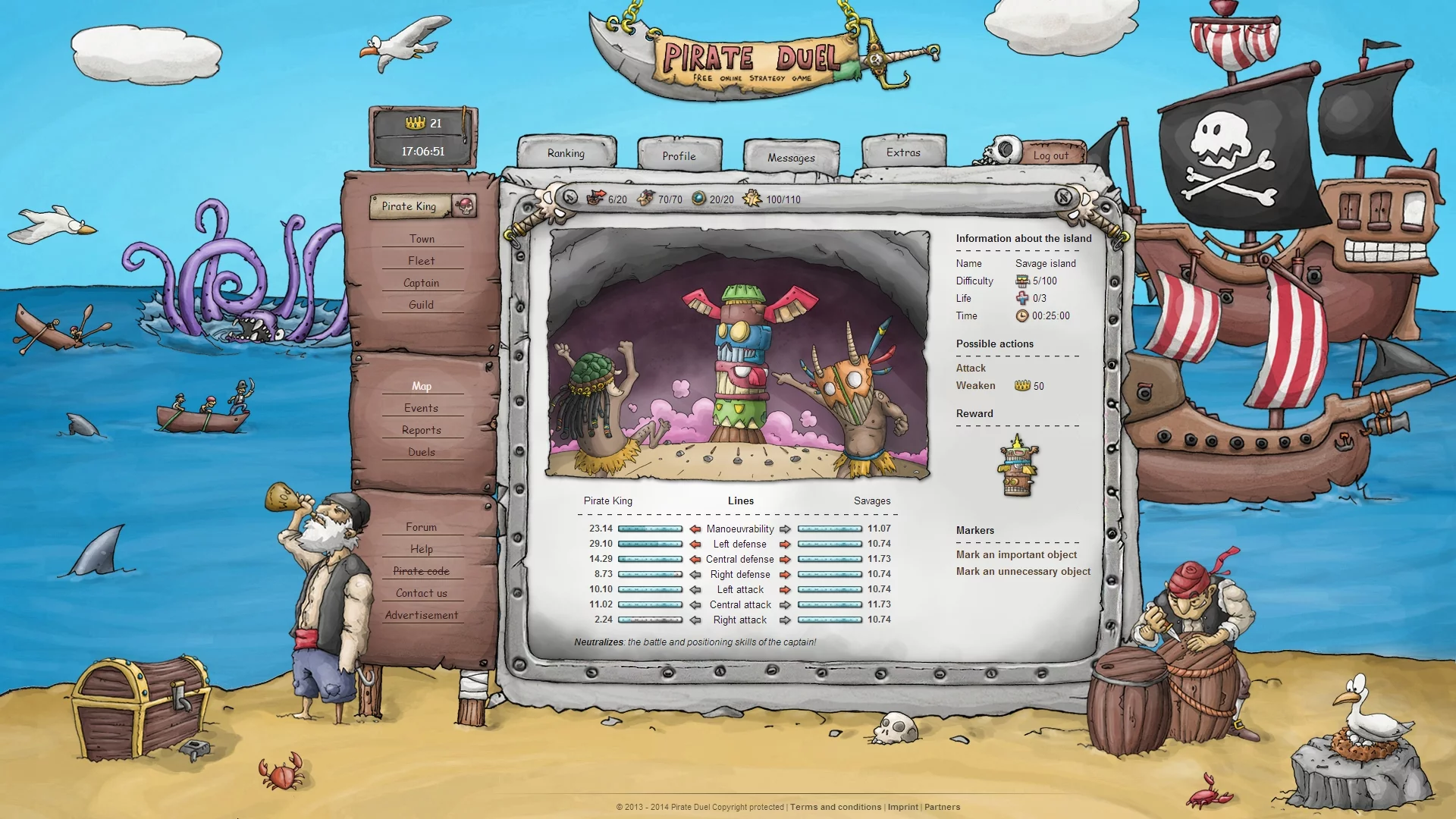 Изображение игры: Pirate Duel