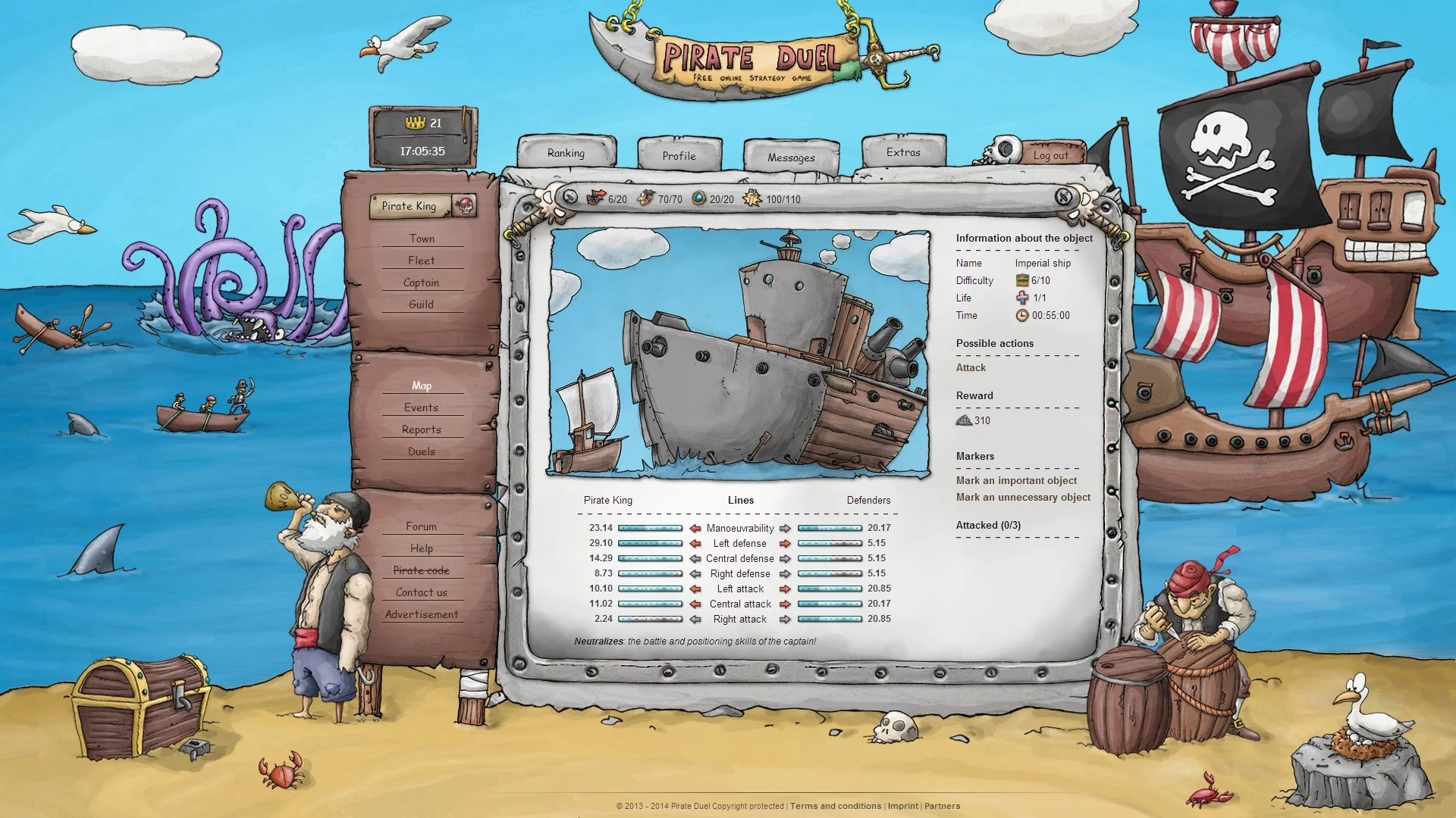 Изображение игры: Pirate Duel