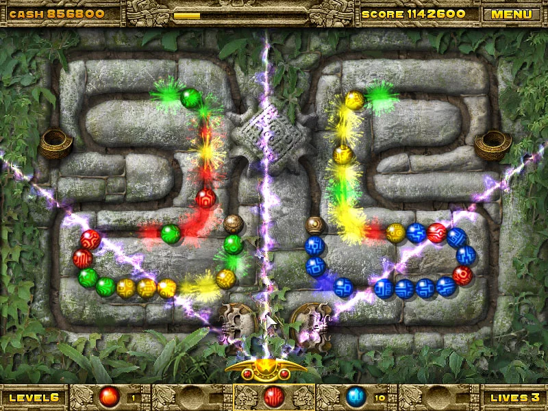 Изображение игры: Inca Ball