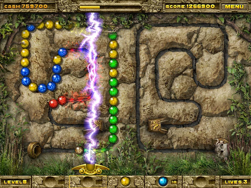 Изображение игры: Inca Ball