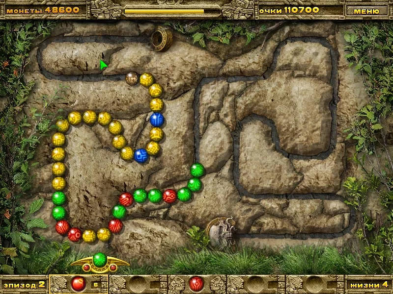 Изображение игры: Inca Ball