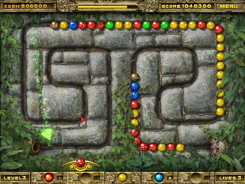 Изображение игры: Inca Ball
