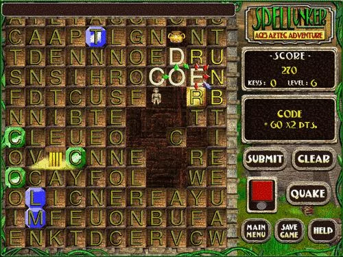 Изображение игры: Spellunker: Ace's Aztec Adventure