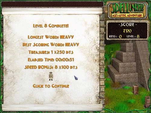 Изображение игры: Spellunker: Ace's Aztec Adventure