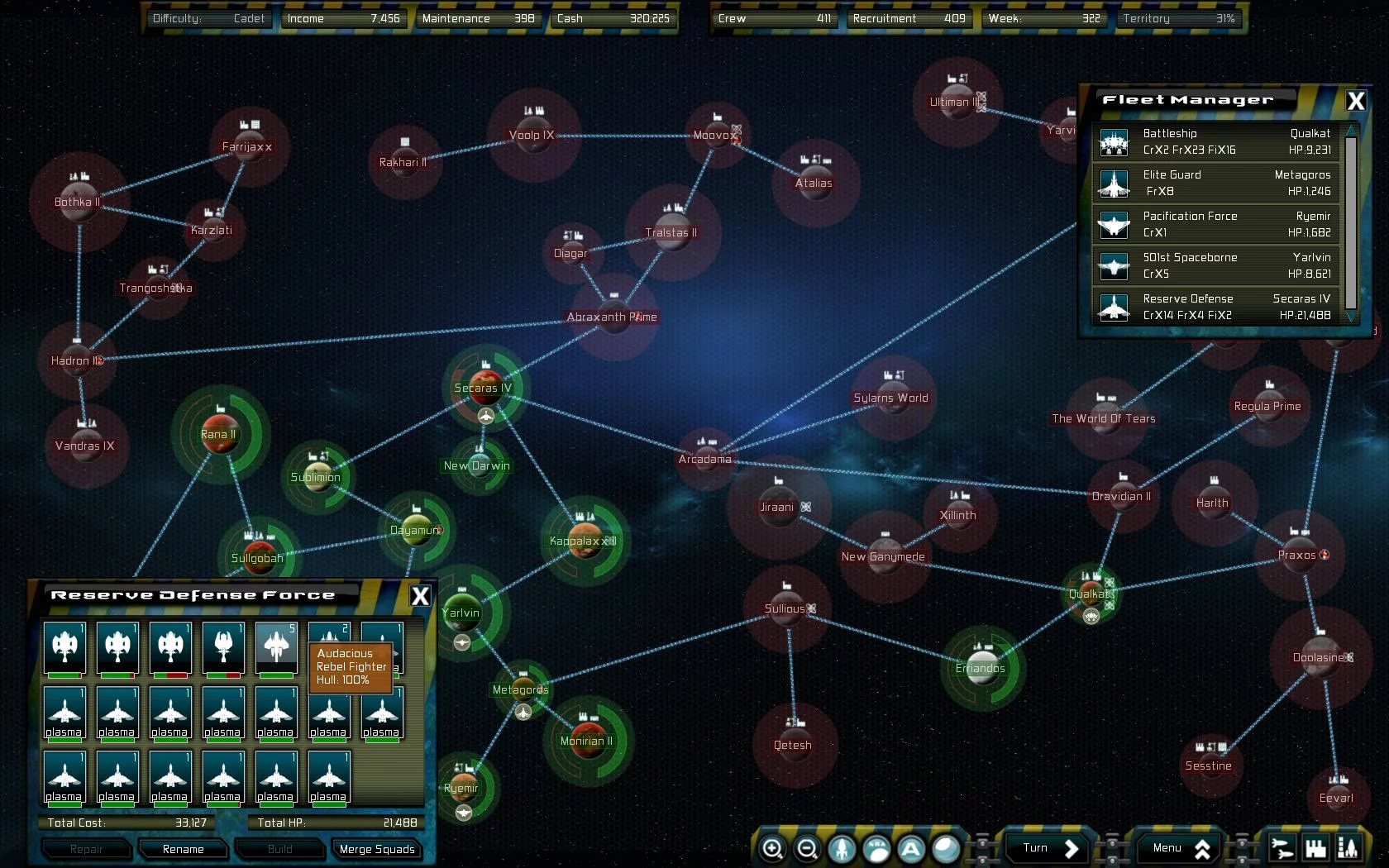 Изображение игры: Gratuitous Space Battles: Galactic Conquest