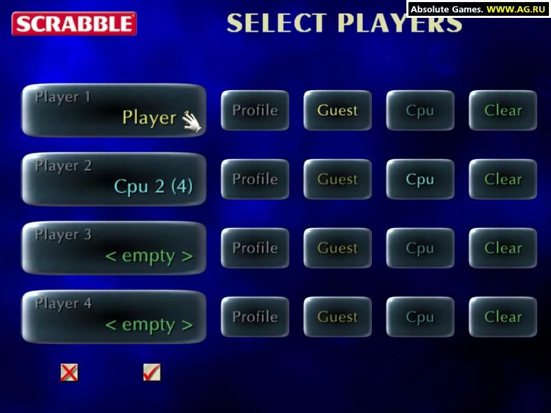 Изображение игры: Scrabble 2003 Edition