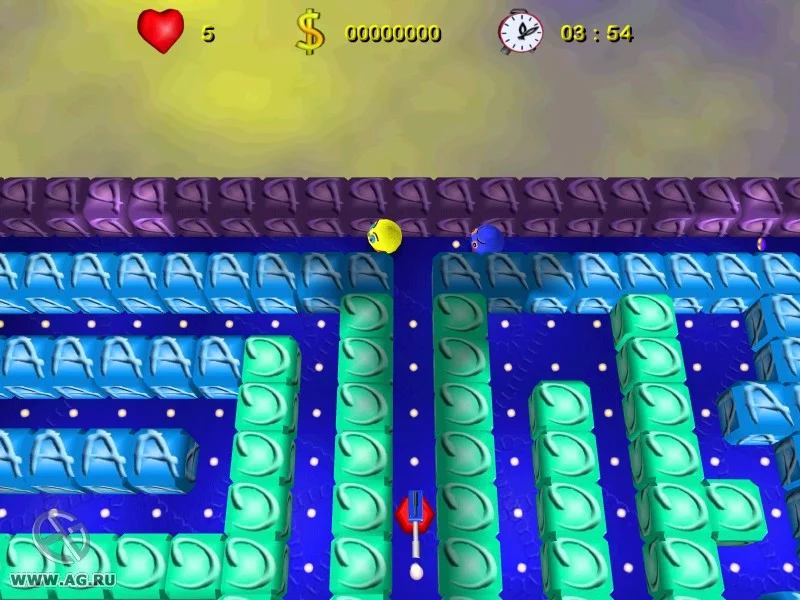 Изображение игры: 3D PacManiac