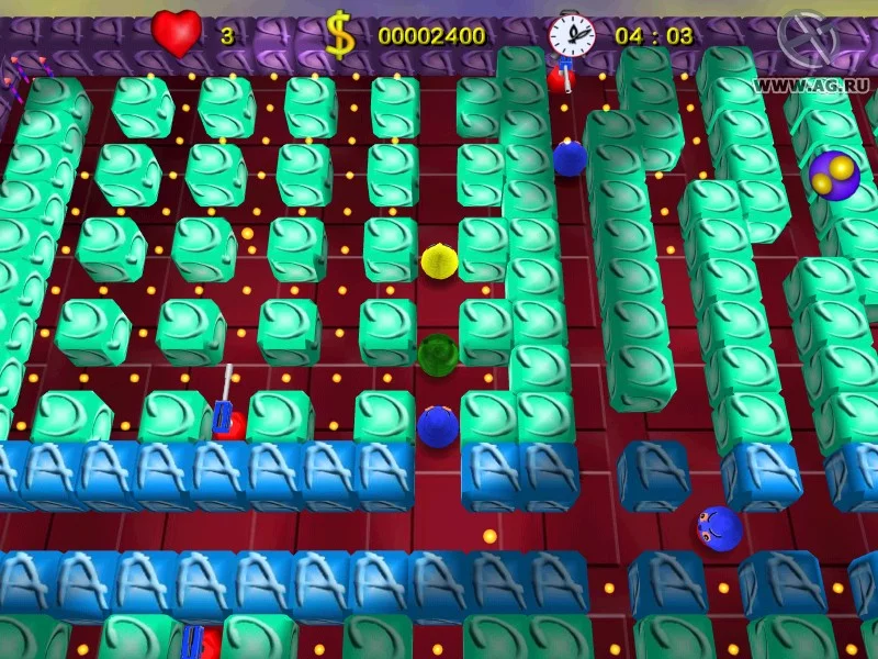 Изображение игры: 3D PacManiac