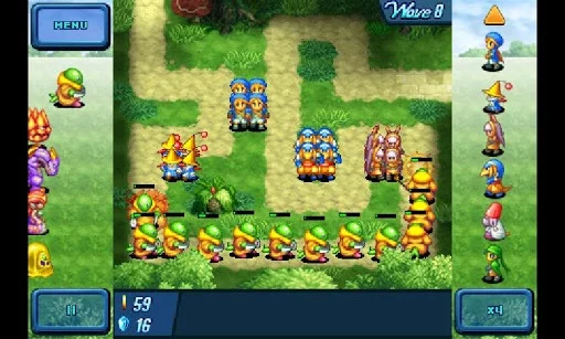 Изображение игры: CRYSTAL DEFENDERS Lite