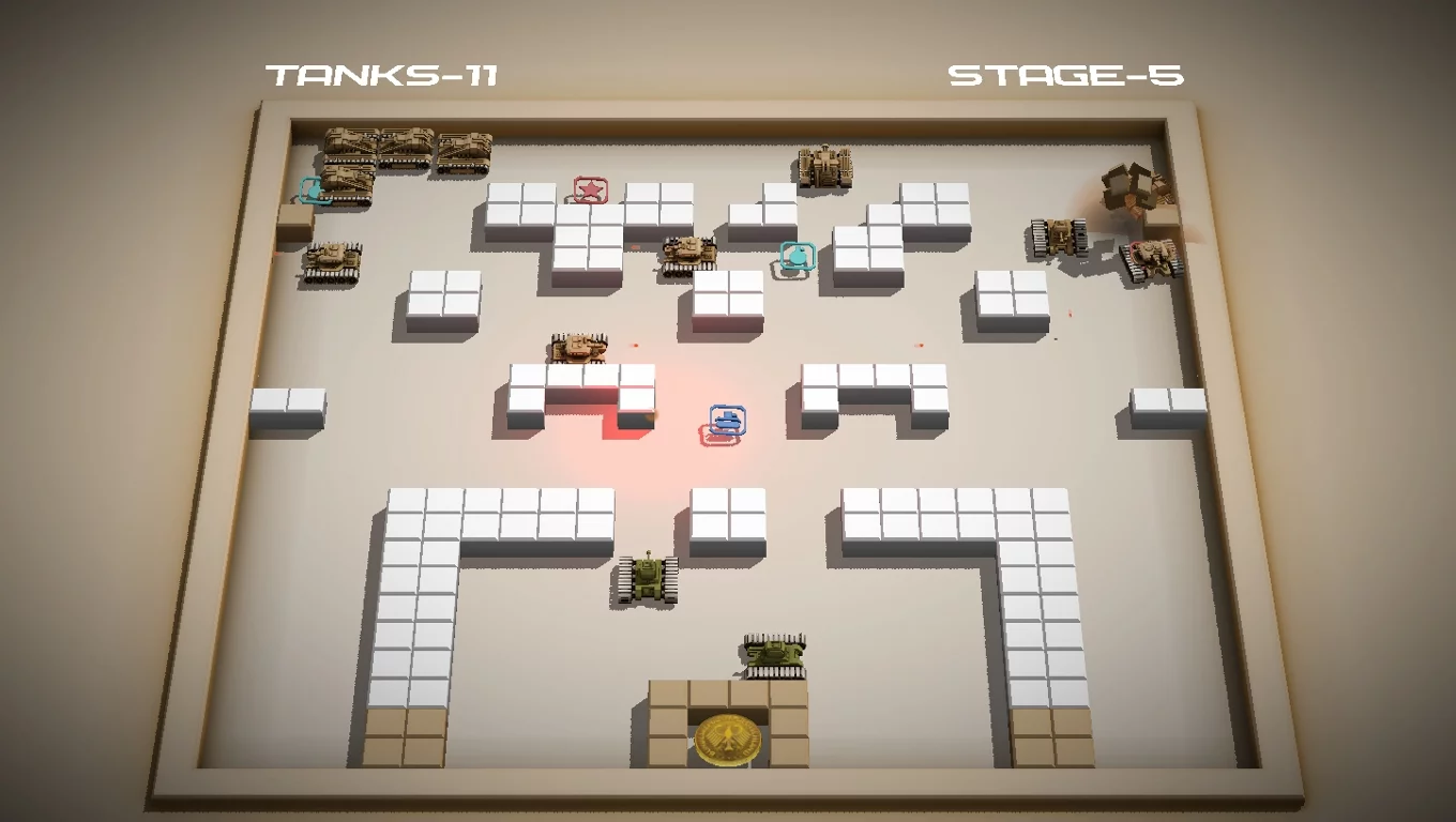 Изображение игры: Small Tanks