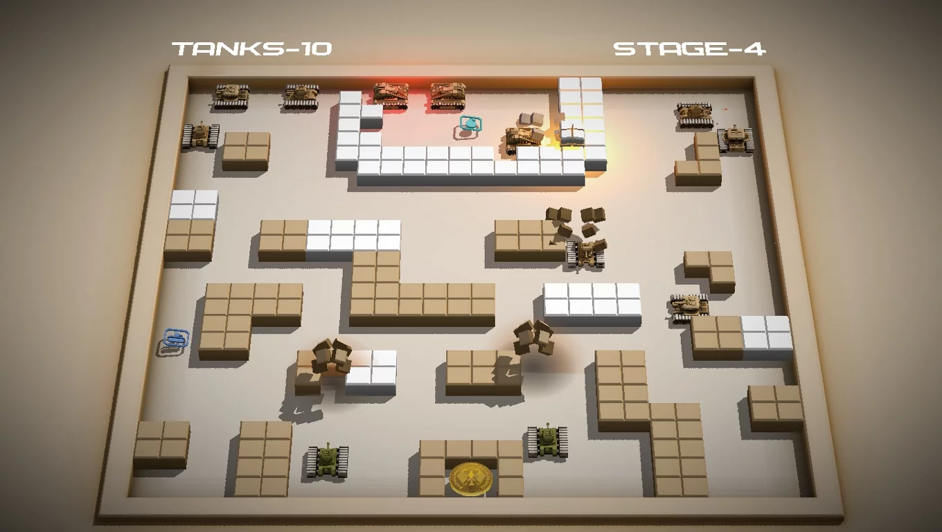 Изображение игры: Small Tanks