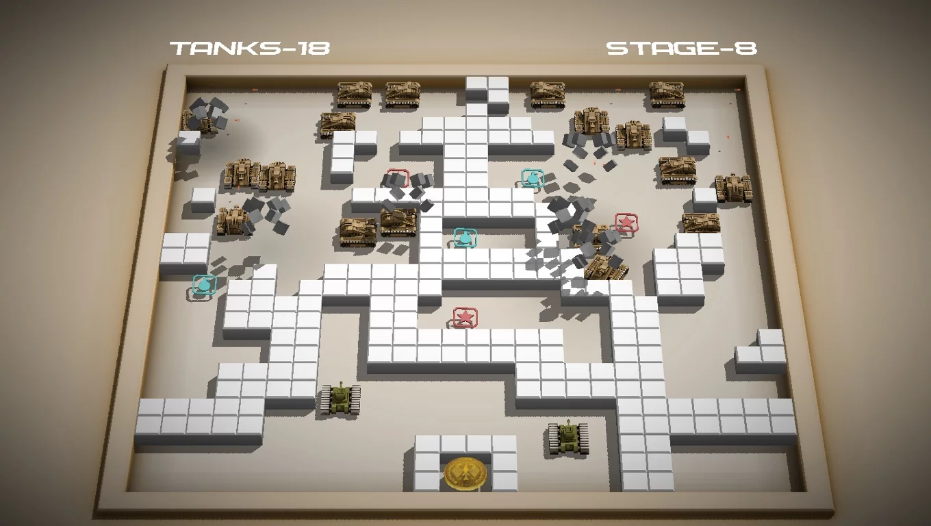 Изображение игры: Small Tanks