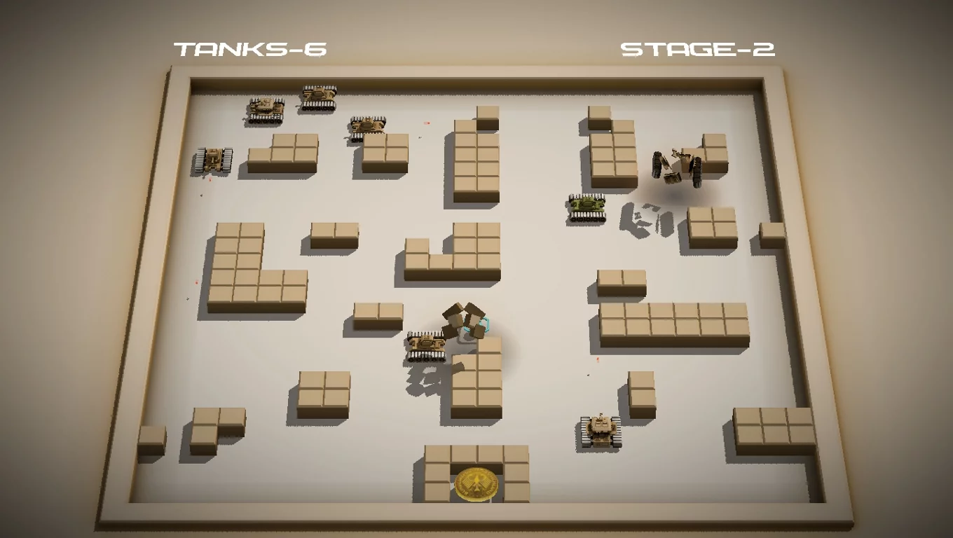 Изображение игры: Small Tanks