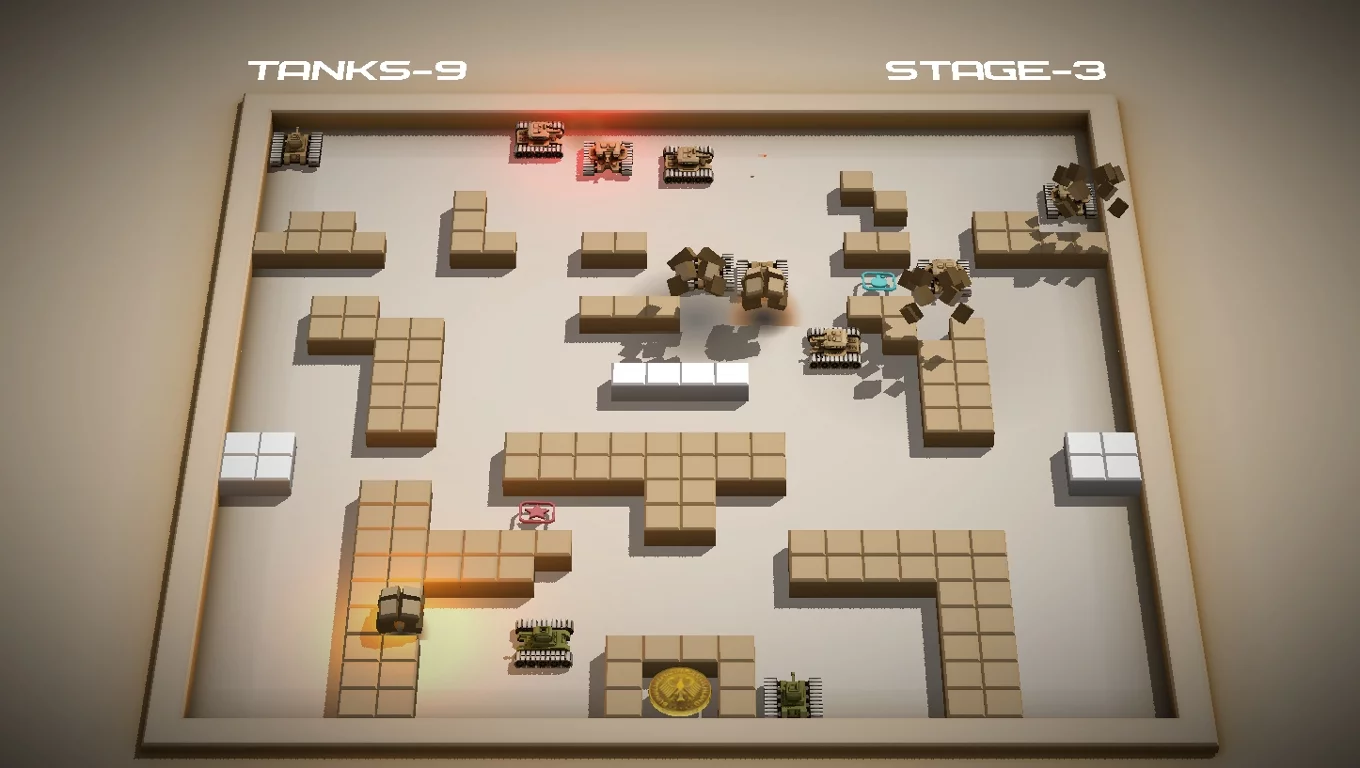 Изображение игры: Small Tanks