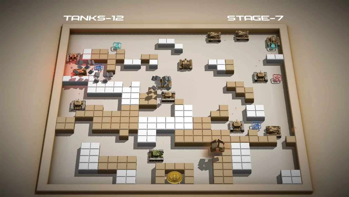 Изображение игры: Small Tanks