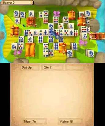 Изображение игры: Mahjong 3D - Warriors of the Emperor