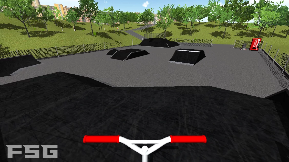 Изображение игры: Freestyle Scooter Game